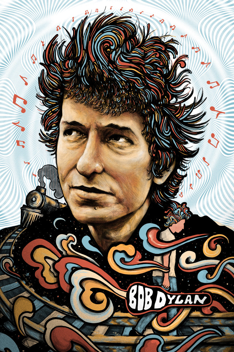 油絵原画　Bob Dylan Bob-Dylan---