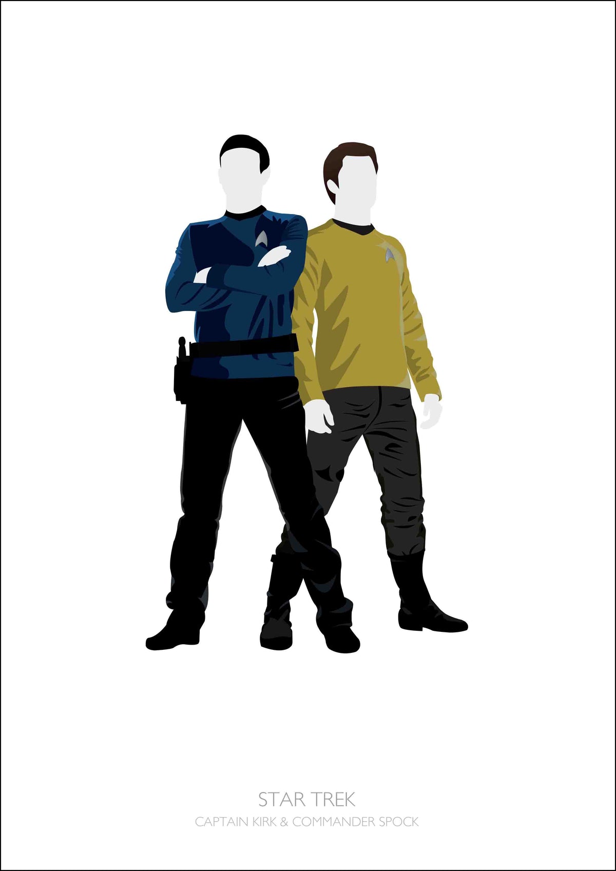 Star Trek (Captain Kirk & Commander Spock)– The Flood Gallery