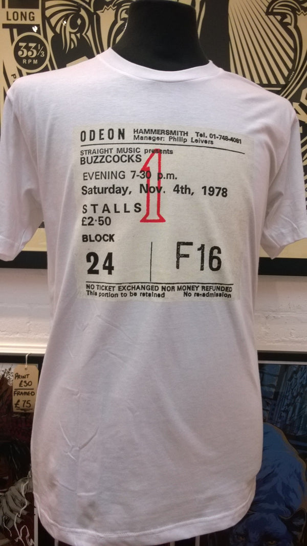 Classic Gigs: Buzzcocks 1978 t-shirt